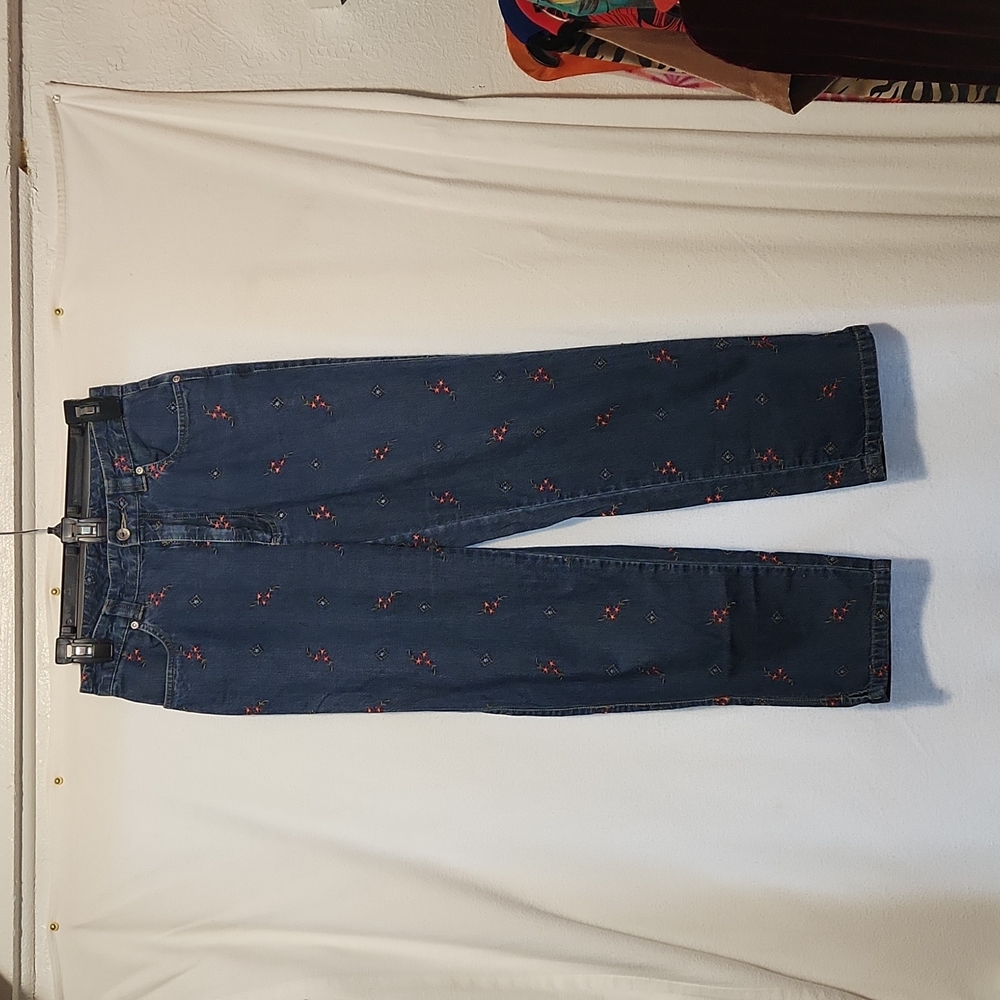 Vintage Liz Claiborne embroidered jeans